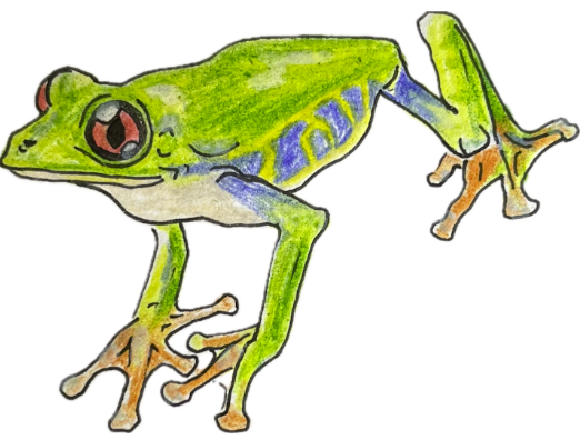 The Jumping Frog Stickers